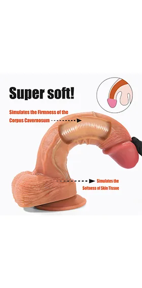 Model D01 Silicone Dildo 7“ 1706490 - immagine 3