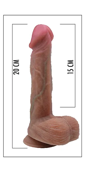 Model D02 Silicone Dildo 8“ 1707312 - immagine 4