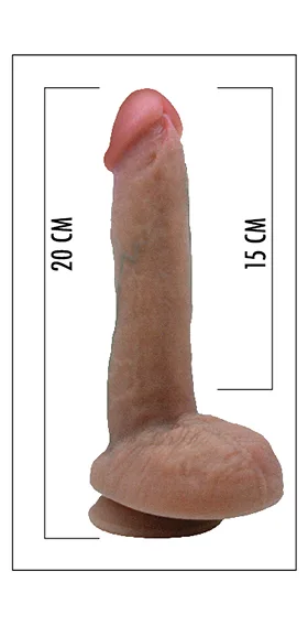 Model D03 Silicone Dildo 8“ 1707329 - immagine 4