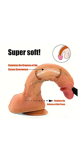 Model D08 Silicone Dildo 7“ 1707374 - immagine 3