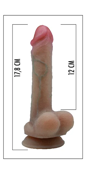 Model D12 Silicone Dildo 7“ 1708227 - immagine 4