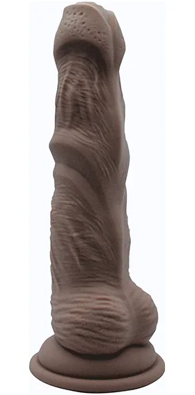 Model D17 – Brown Silicone Dildo 7,5” 1708289
