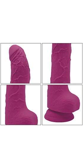 Model D23 – Purple Silicone Dildo 8,2” 1719193 - immagine 3