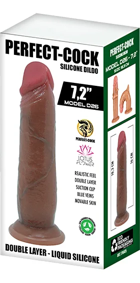 Model D26 Silicone Dildo 7,2" 1716475 - immagine 5