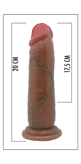 Model D27 Silicone Dildo 8" 1716468 - immagine 4