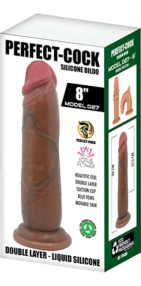 Model D27 Silicone Dildo 8" 1716468 - immagine 5