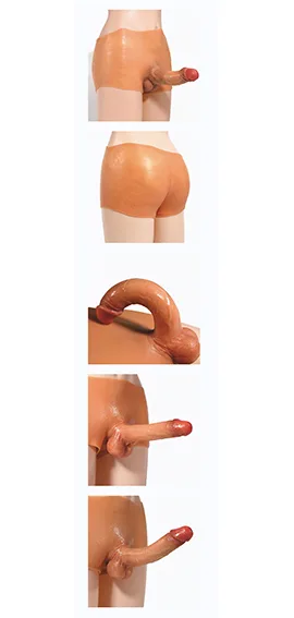 Model S23 Silicone Dildo Wearable 7,5" 1703758 - immagine 3