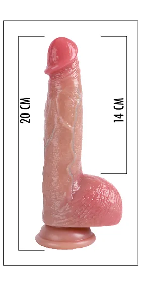 Model S34 Silicone Dildo 8“ 1704670 - immagine 4