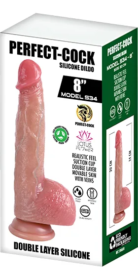 Model S34 Silicone Dildo 8“ 1704670 - immagine 5