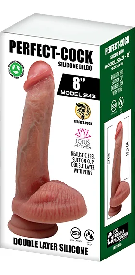 Model S43 Silicone Dildo 8“ 1705578 - immagine 4