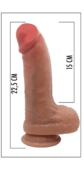 Model S45 Silicone Dildo 8,8“ 1705592 - immagine 3