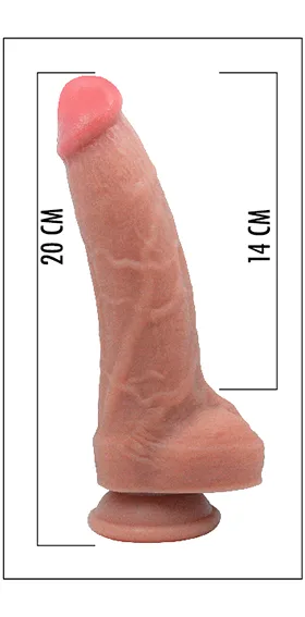 Model S47 Silicone Dildo 8“ 1706421 - immagine 3