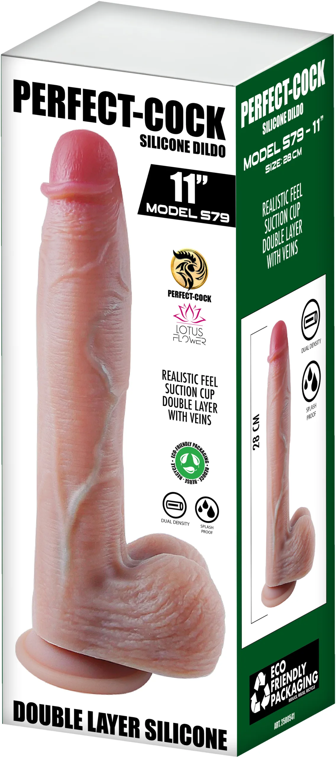 Model S79 Silicone Dildo 11” 2500541