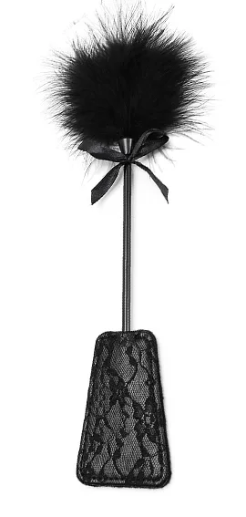 Spanker with plume DLS-018 Black