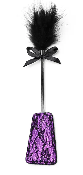 Spanker with plume DLS-018 Purple