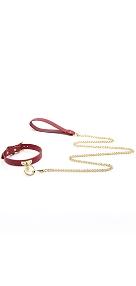 Collar With Chain DLS-027 Red